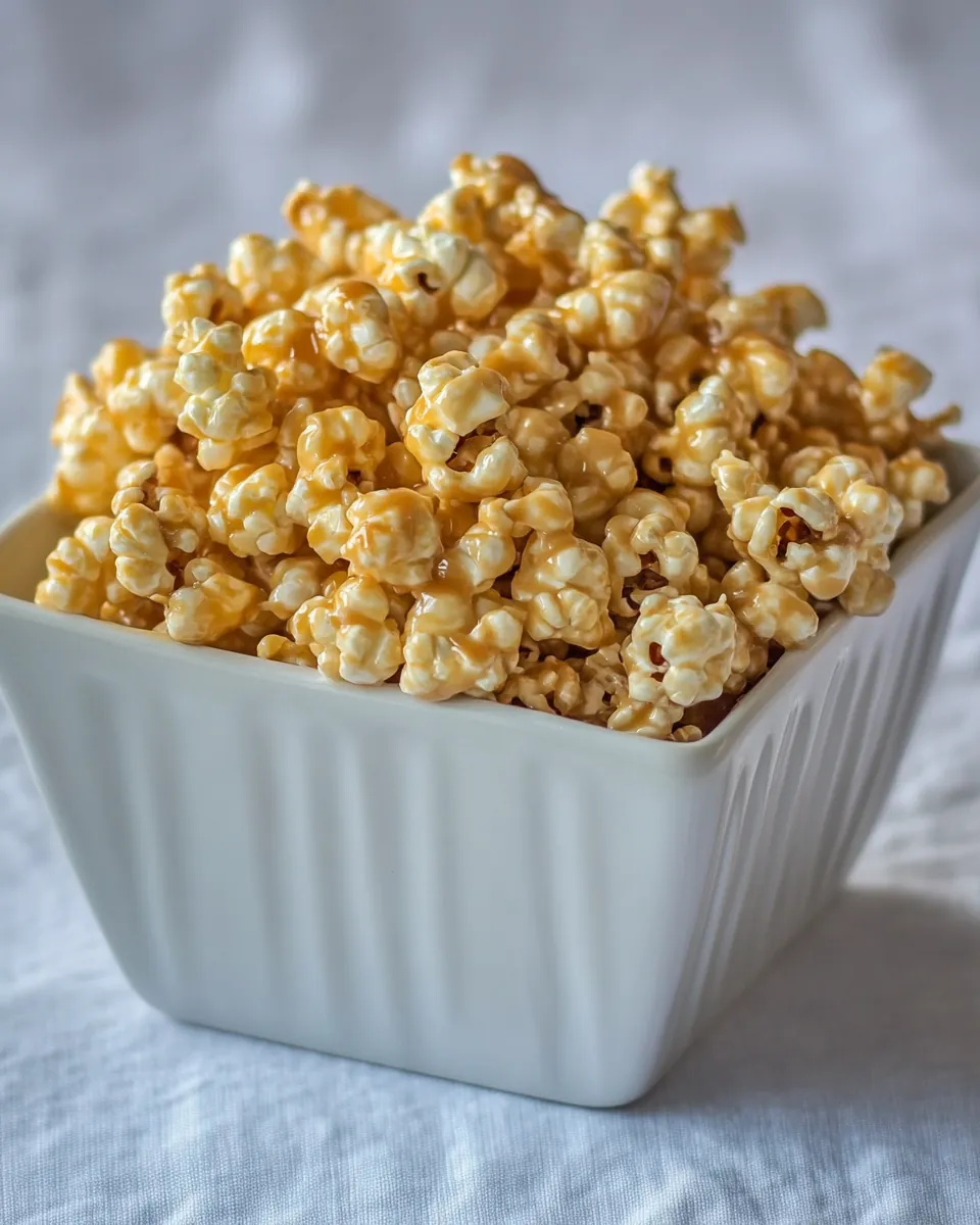 Easy Caramel Corn