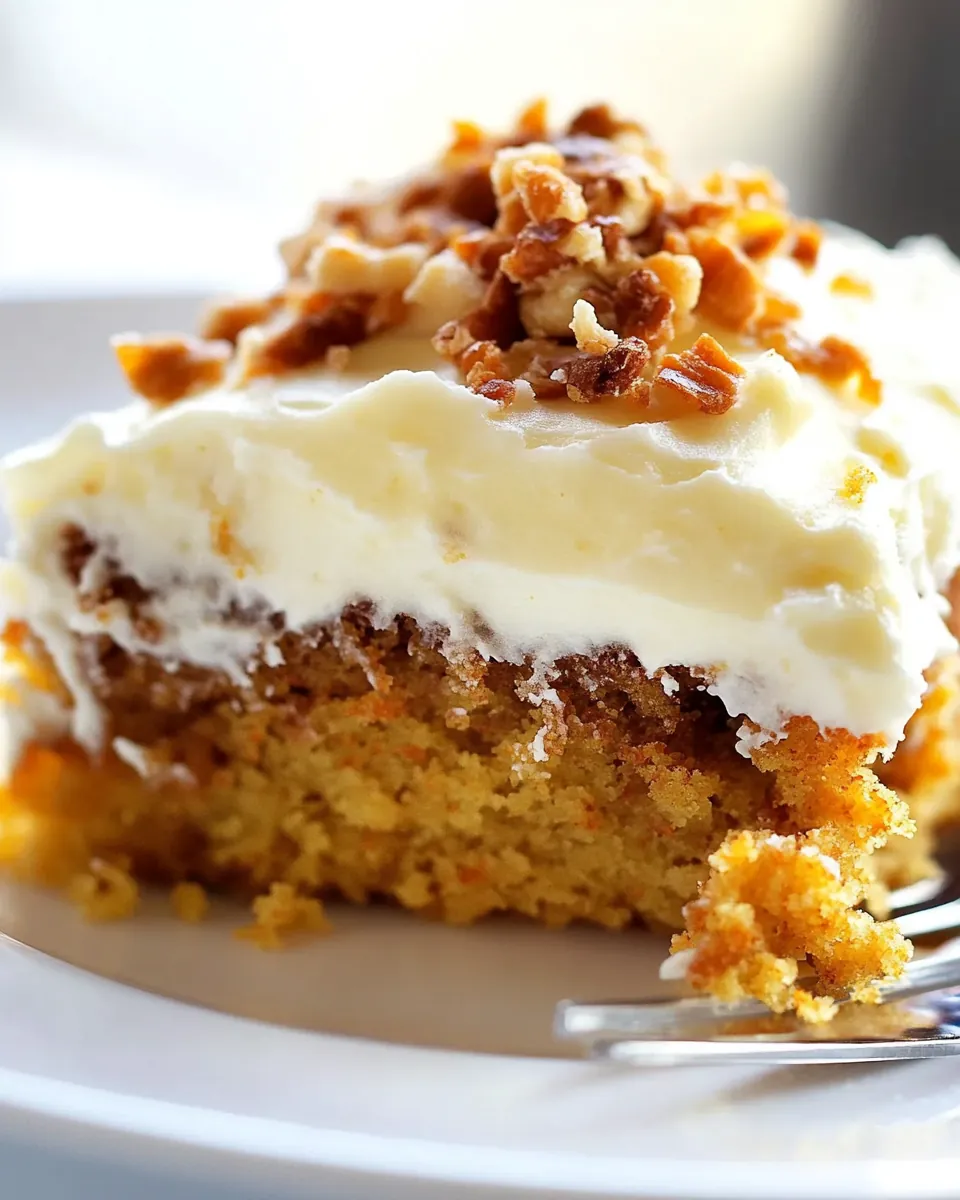 Easy Carrot Cake Sheet Cake