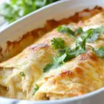 Easy Cheesy White Chicken Enchiladas