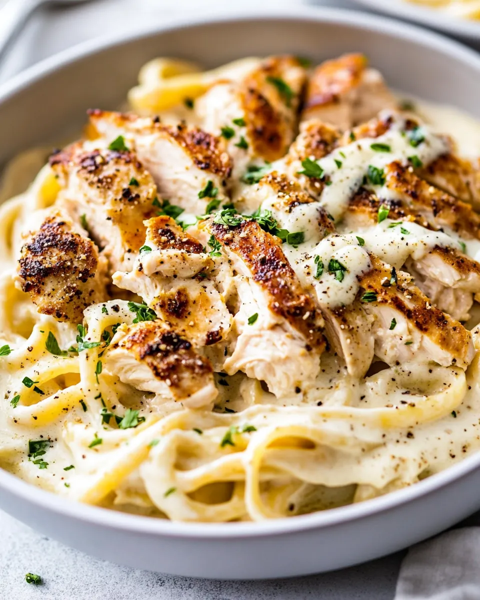 Easy Chicken Alfredo