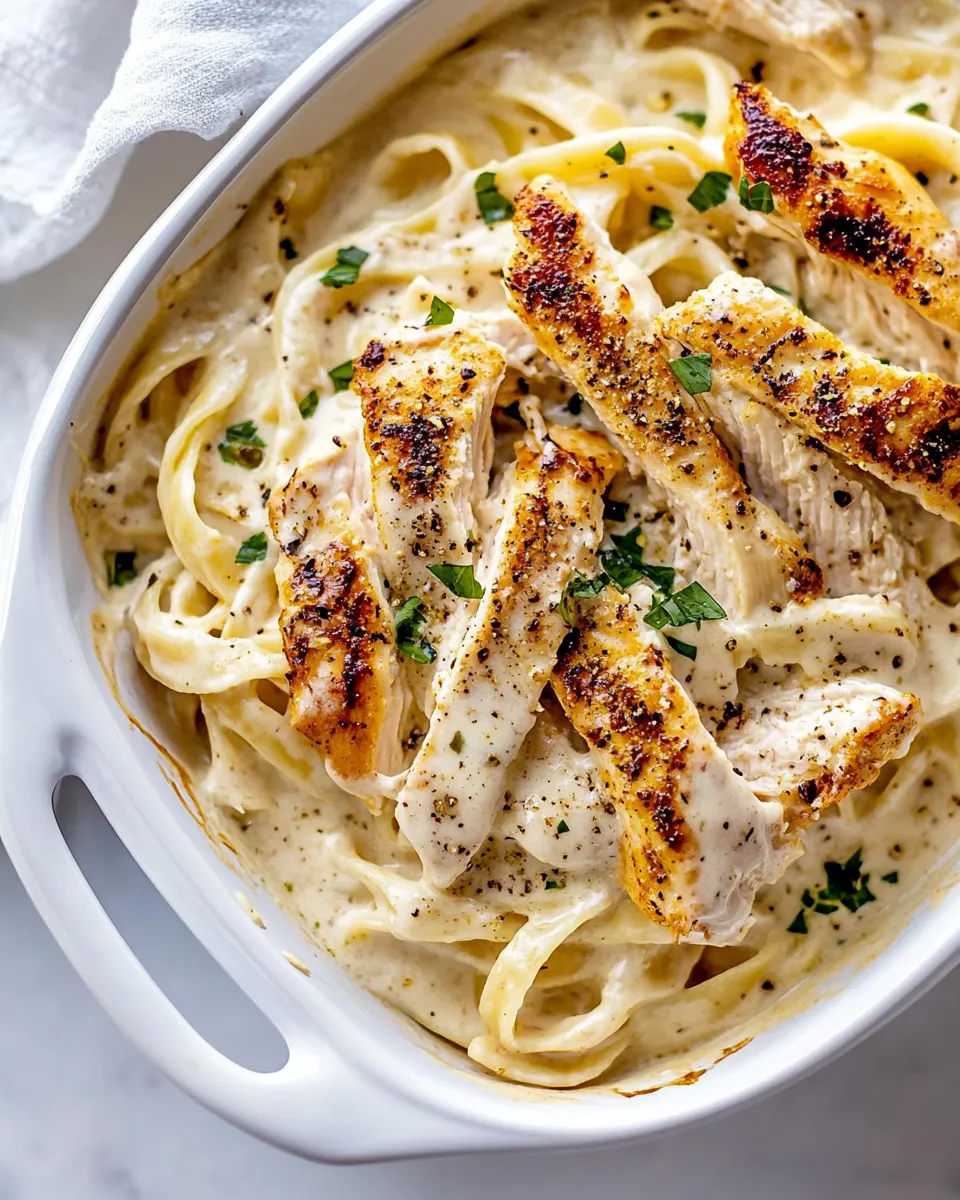 Easy Chicken Alfredo