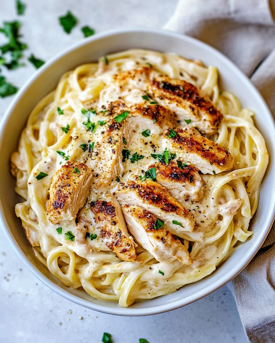 Easy Chicken Alfredo