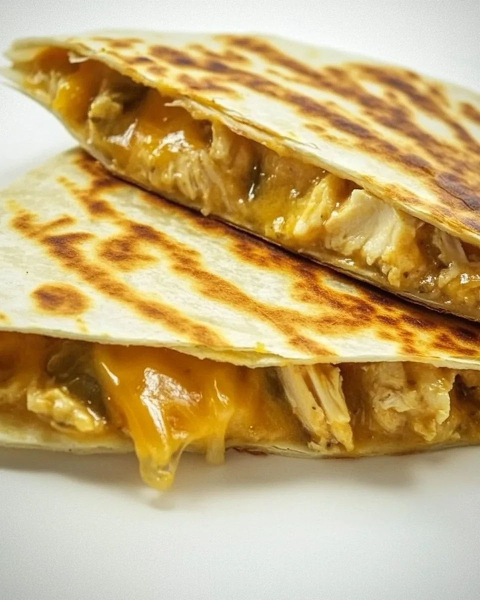Easy Chicken Cheese Quesadillas