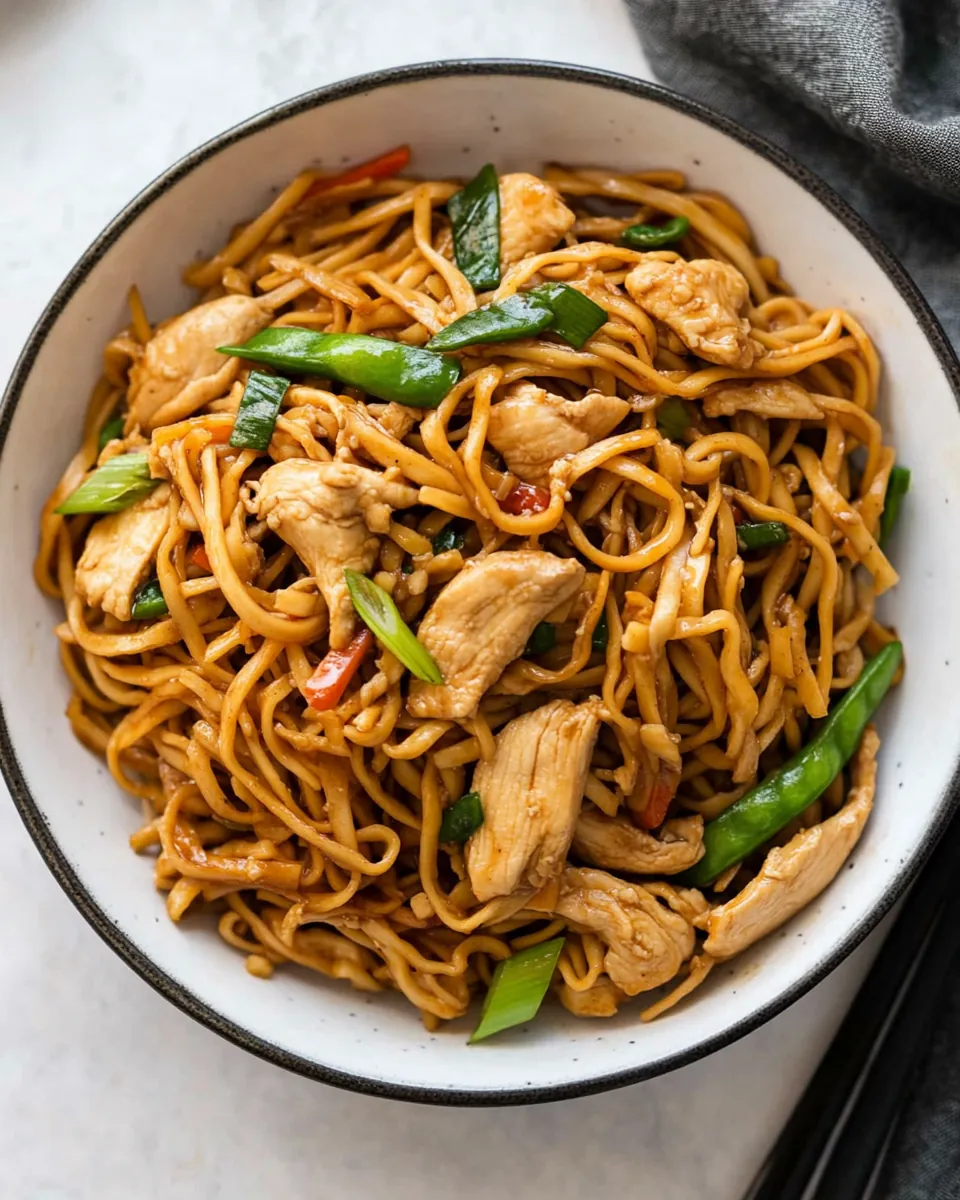 Easy Chicken Chow Mein