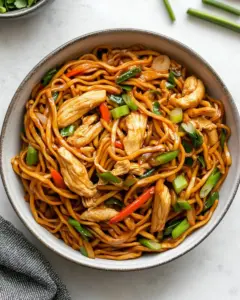 Easy Chicken Chow Mein