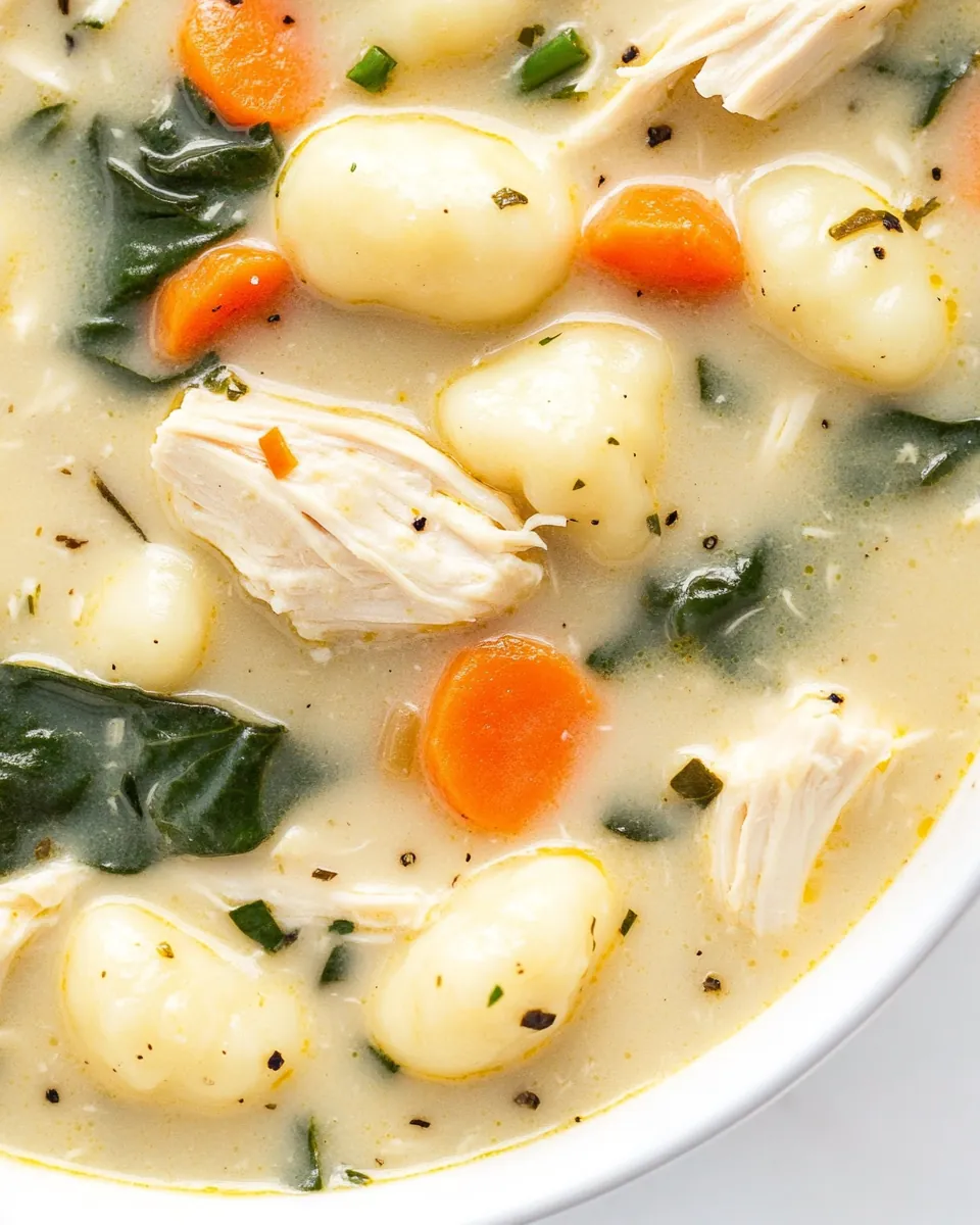Easy Chicken Gnocchi Soup