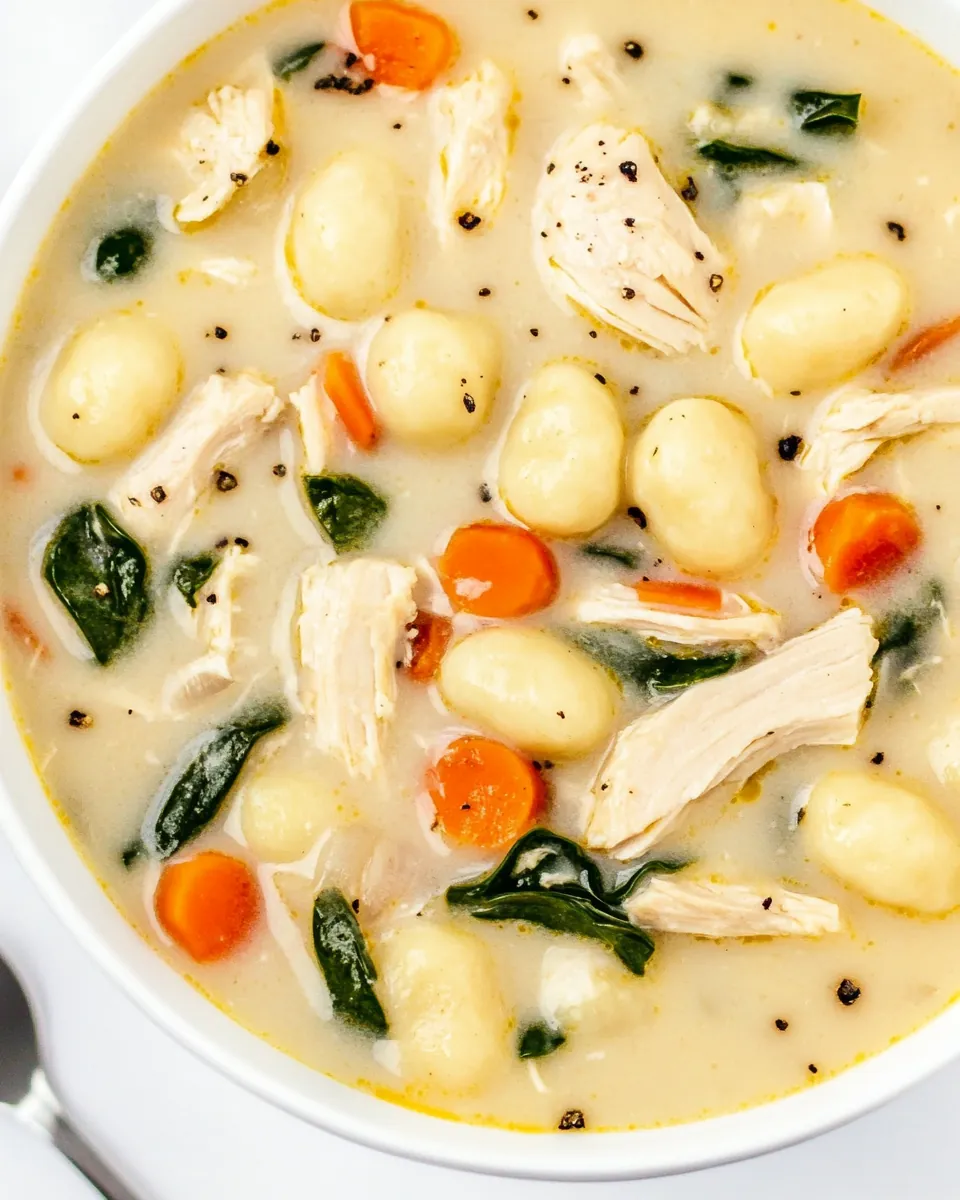 Easy Chicken Gnocchi Soup