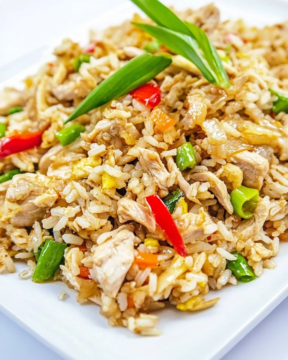 Easy Chicken and Rice Skillet Stir Fry