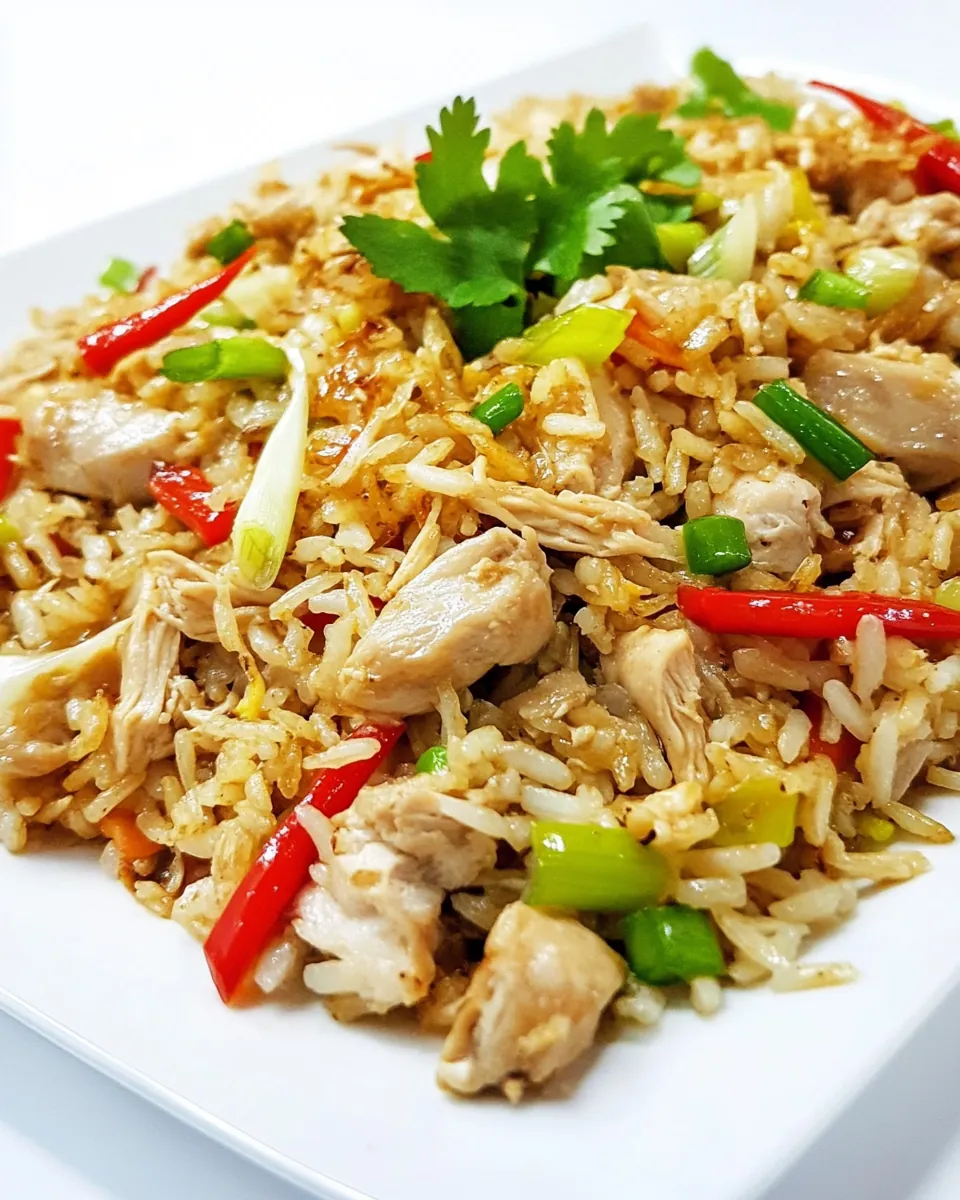 Easy Chicken and Rice Skillet Stir Fry
