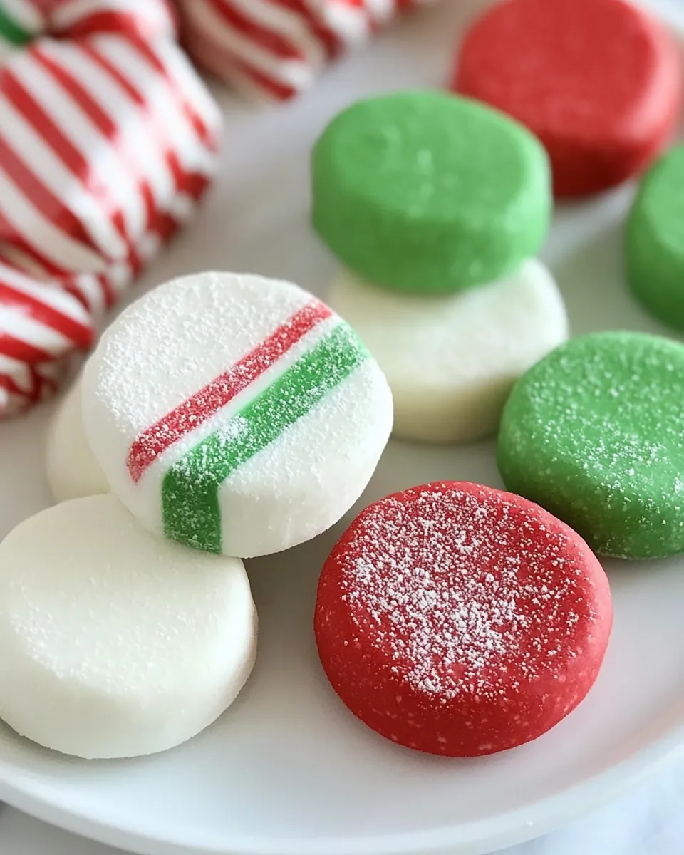 Easy Christmas Peppermint Patties