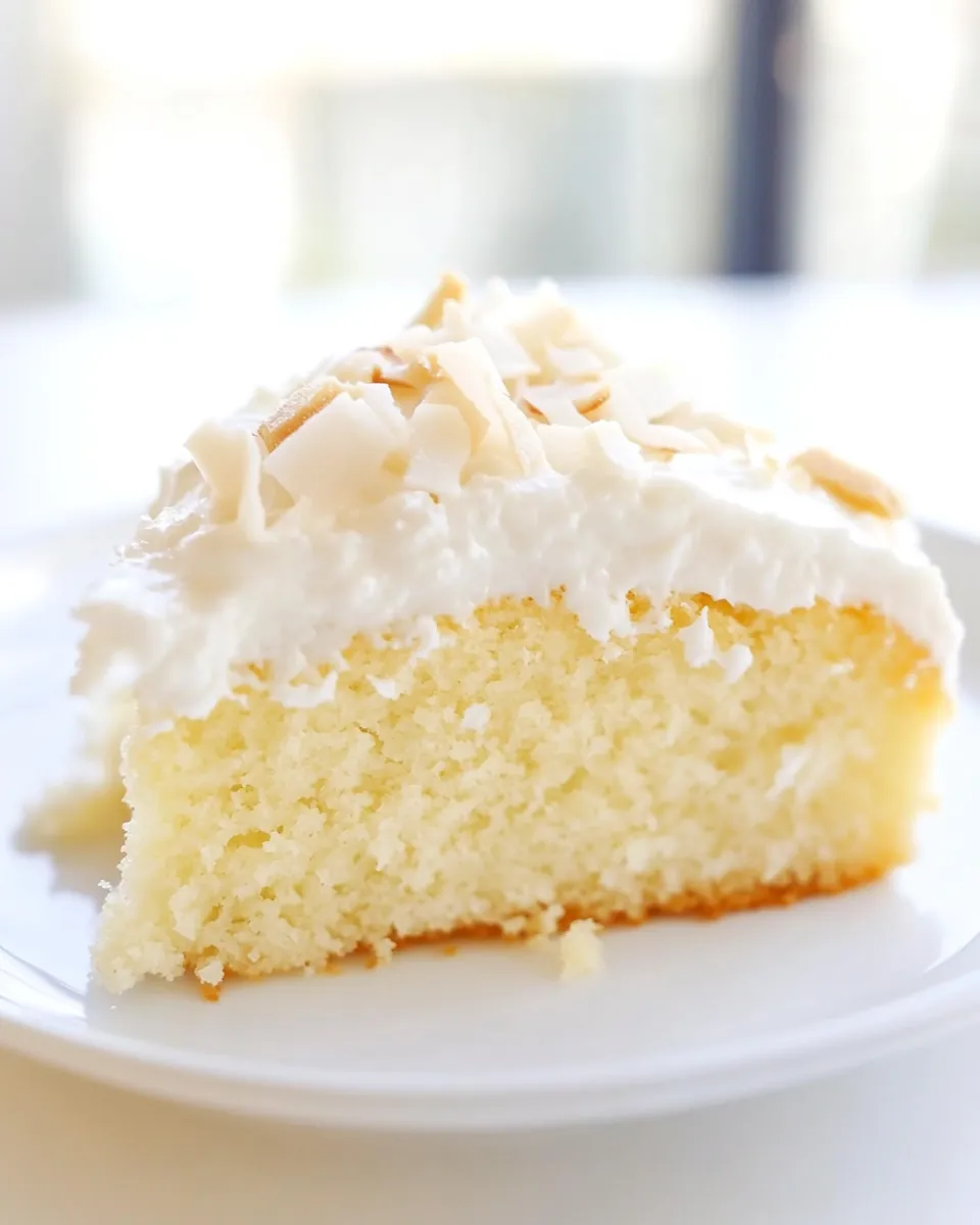 Easy Coconut Cake