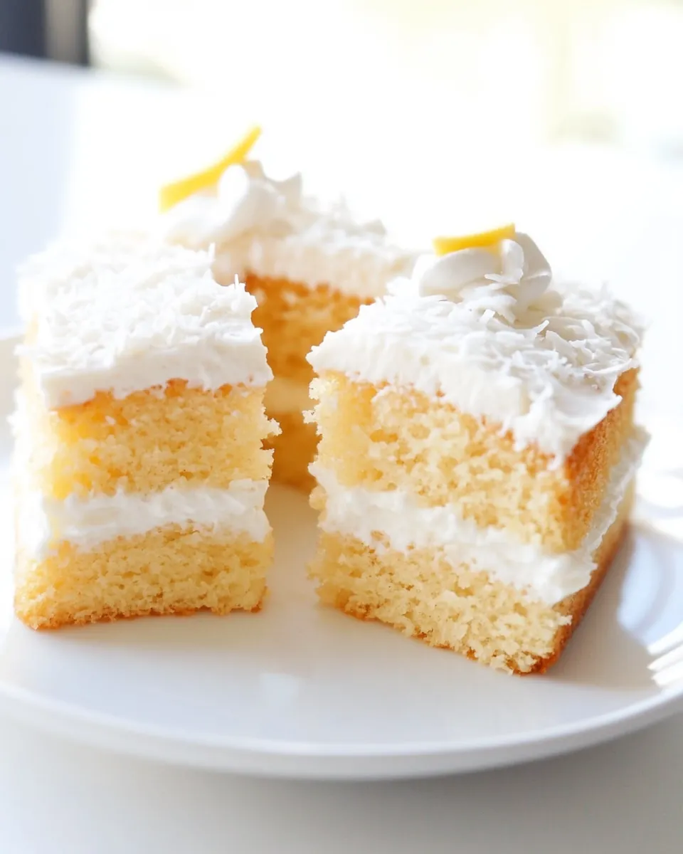 Easy Coconut Cake