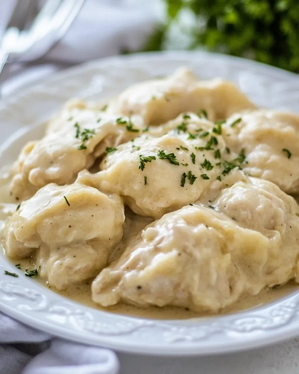 Easy Crock Pot Chicken and Dumplings