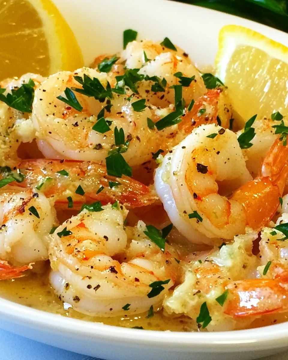 Easy Garlic and Lemon Shrimp