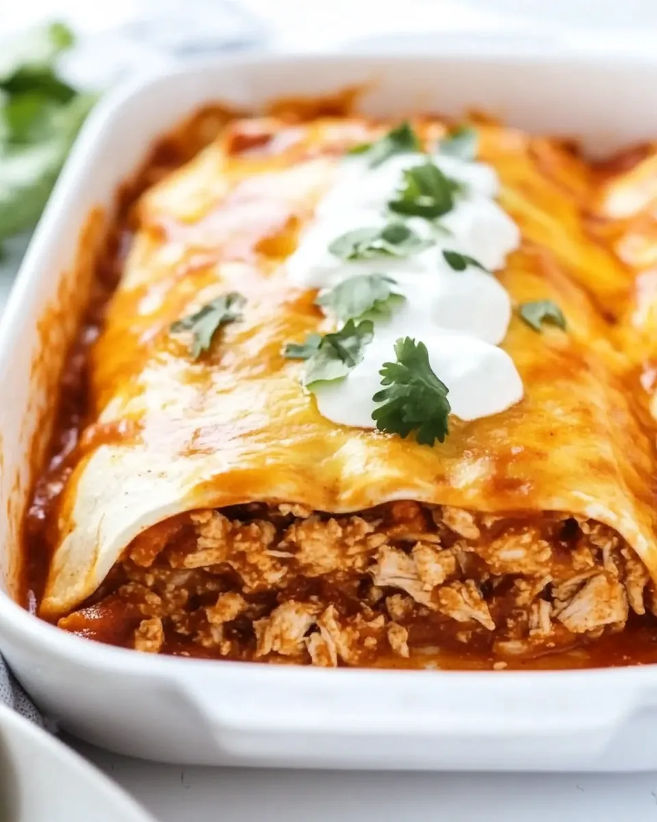 Easy Ground Turkey Enchiladas