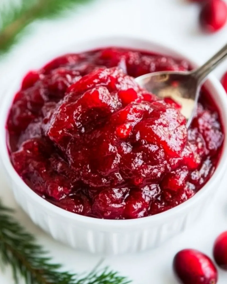 Easy Homemade Cranberry Sauce