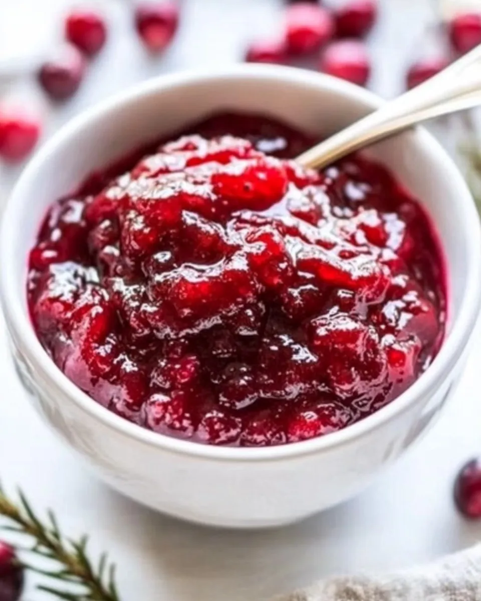 Easy Homemade Cranberry Sauce