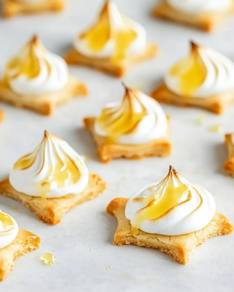 Easy Lemon Meringue Cookies