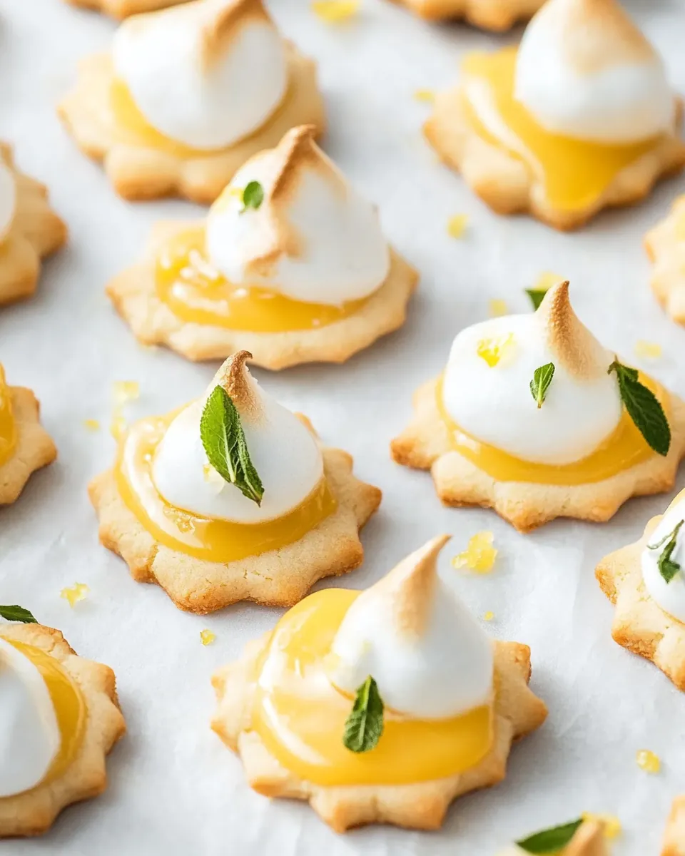 Easy Lemon Meringue Cookies