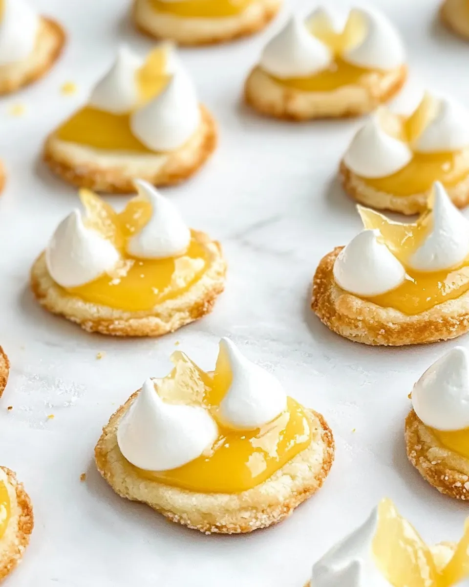 Easy Lemon Meringue Cookies