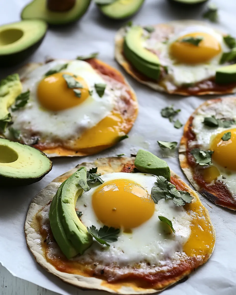 Easy Mexican Breakfast Pizzas