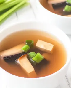 Easy Mushroom Miso Broth Soup