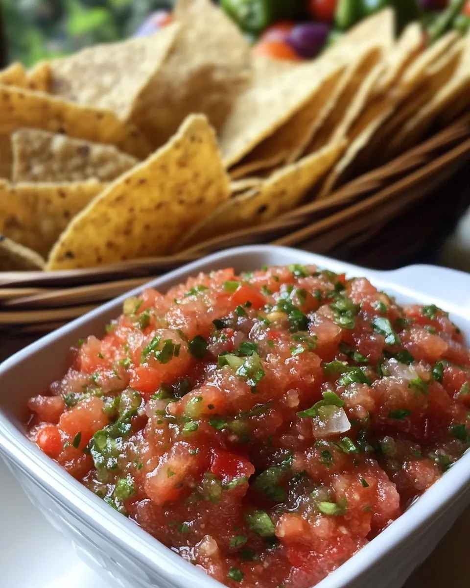 Easy No Cook Salsa Recipe