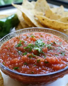 Easy No Cook Salsa Recipe
