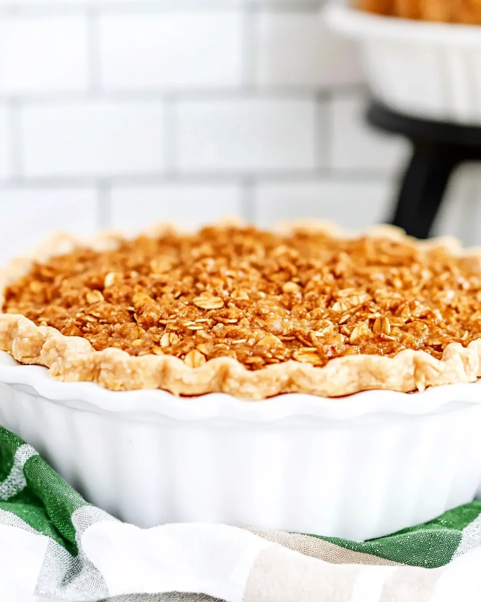 Easy Oatmeal Pie