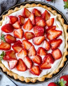 Easy Puff Pastry Strawberry Tart
