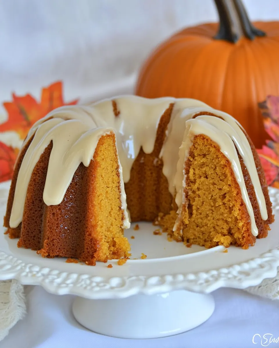 Easy Pumpkin Bundt Cake