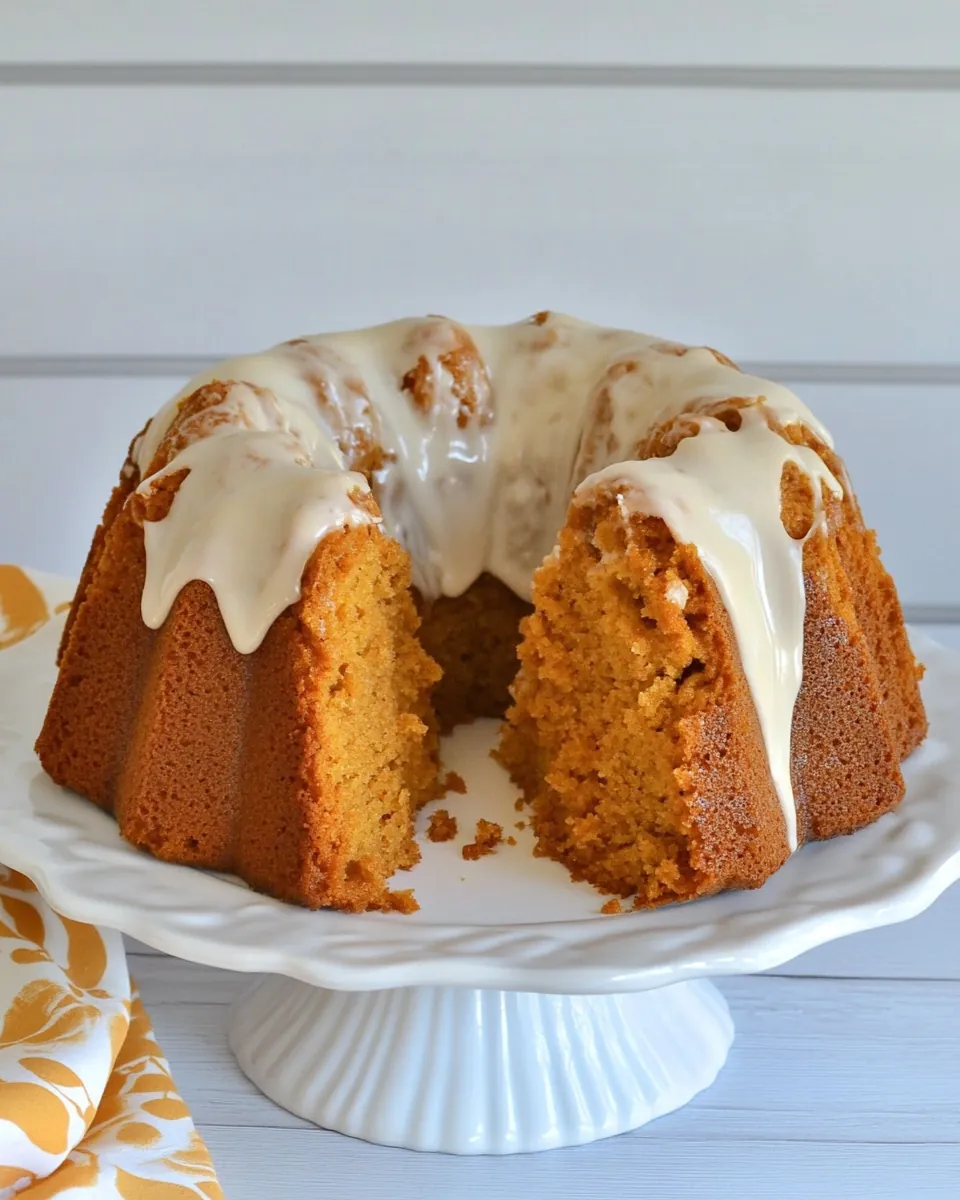 Easy Pumpkin Bundt Cake