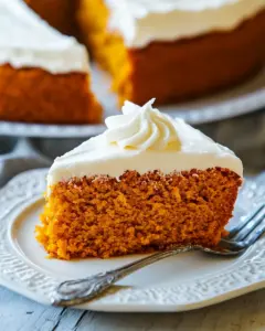 Easy Pumpkin Cake with Cream Cheese Frosting