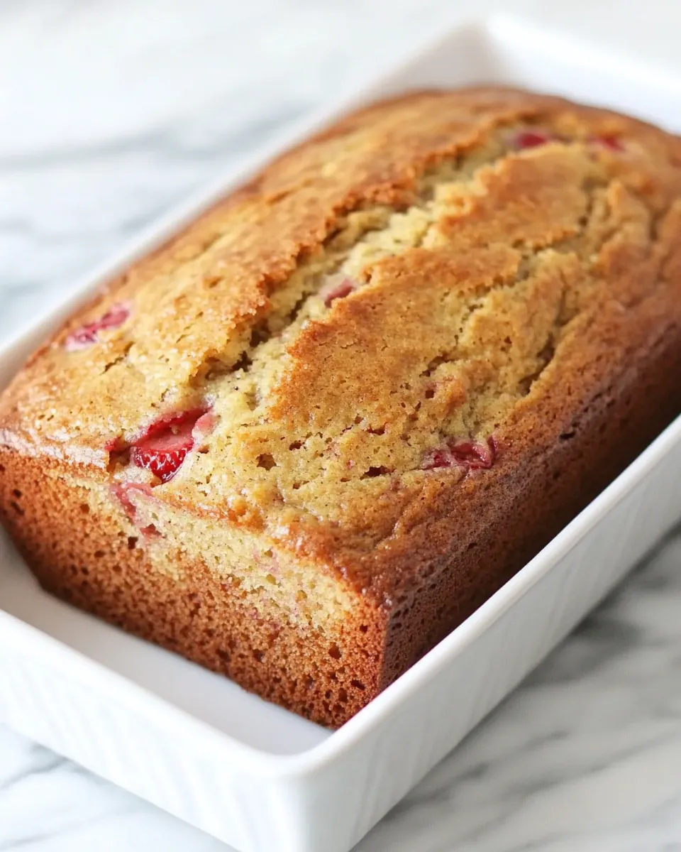 Easy Strawberry Banana Bread
