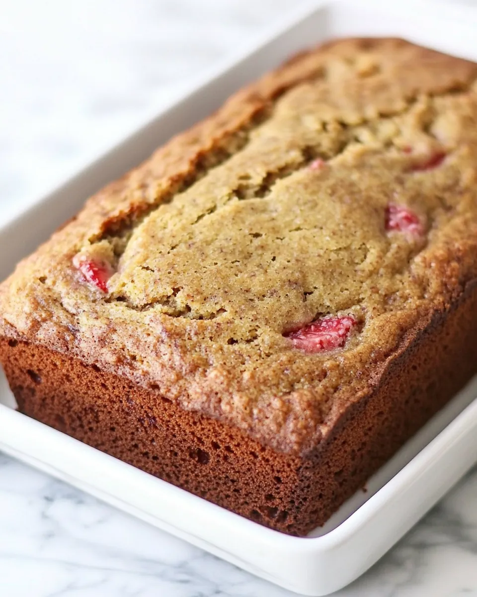 Easy Strawberry Banana Bread