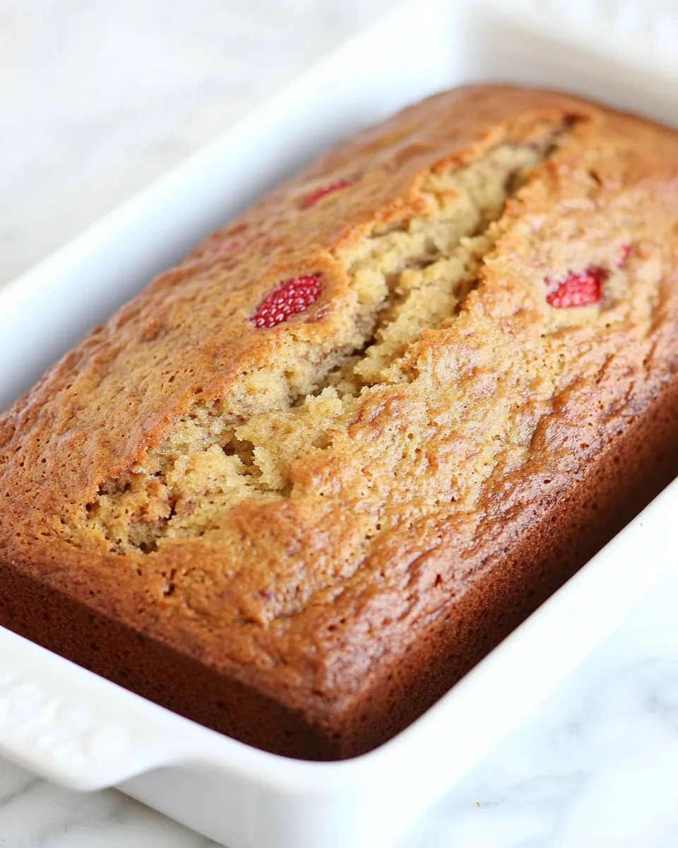 Easy Strawberry Banana Bread