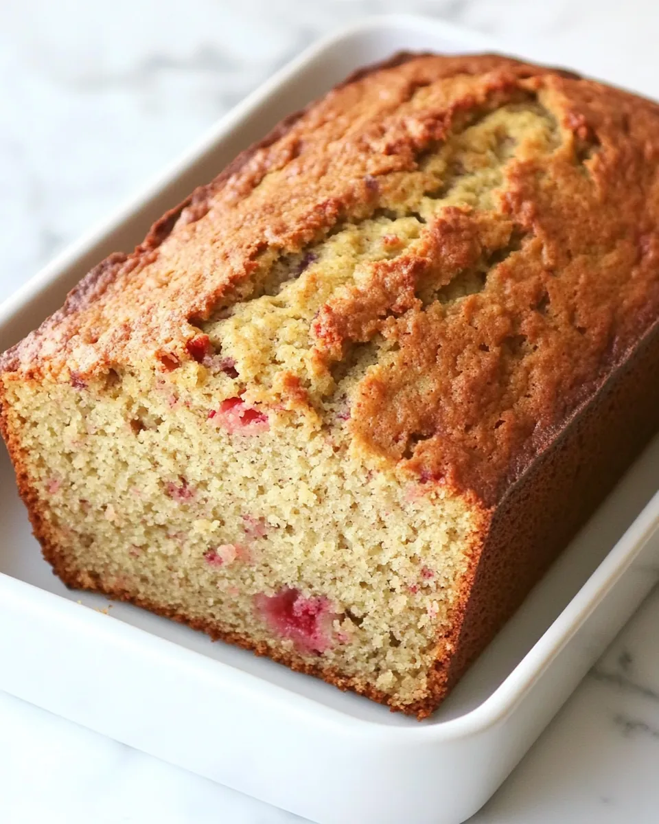 Easy Strawberry Banana Bread
