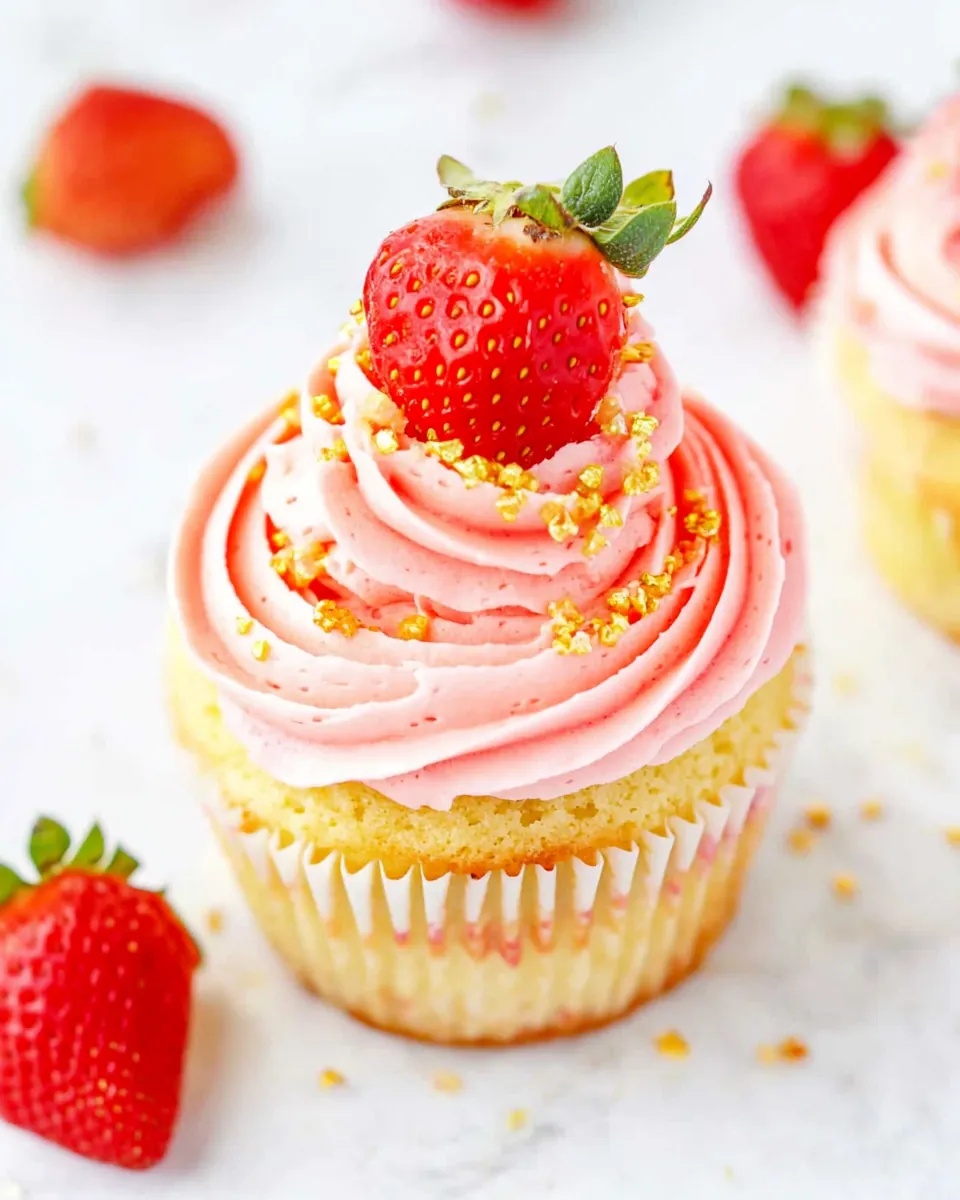 Easy Strawberry Cupcakes