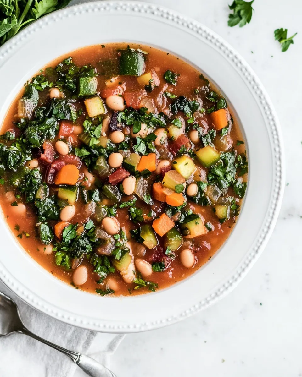 Easy Vegetable and Bean Soup