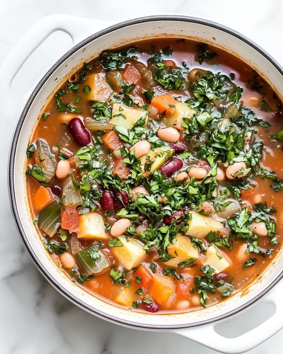 Easy Vegetable and Bean Soup