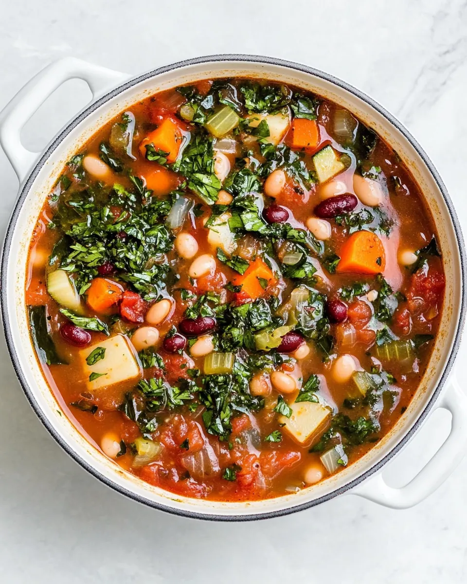 Easy Vegetable and Bean Soup