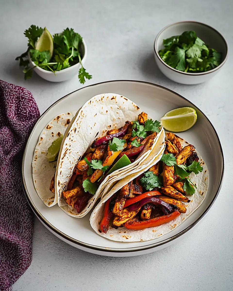 Easy Air Fryer Chicken Fajitas