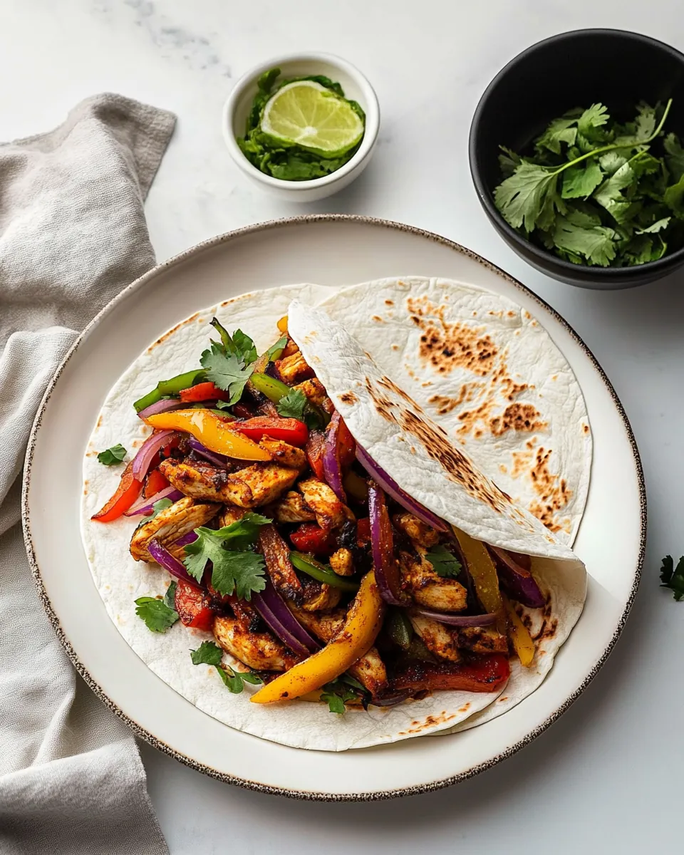 Easy Air Fryer Chicken Fajitas