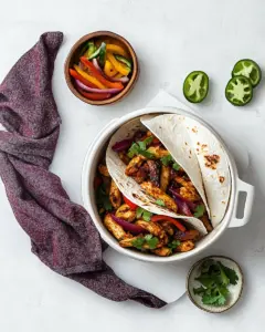 Easy Air Fryer Chicken Fajitas