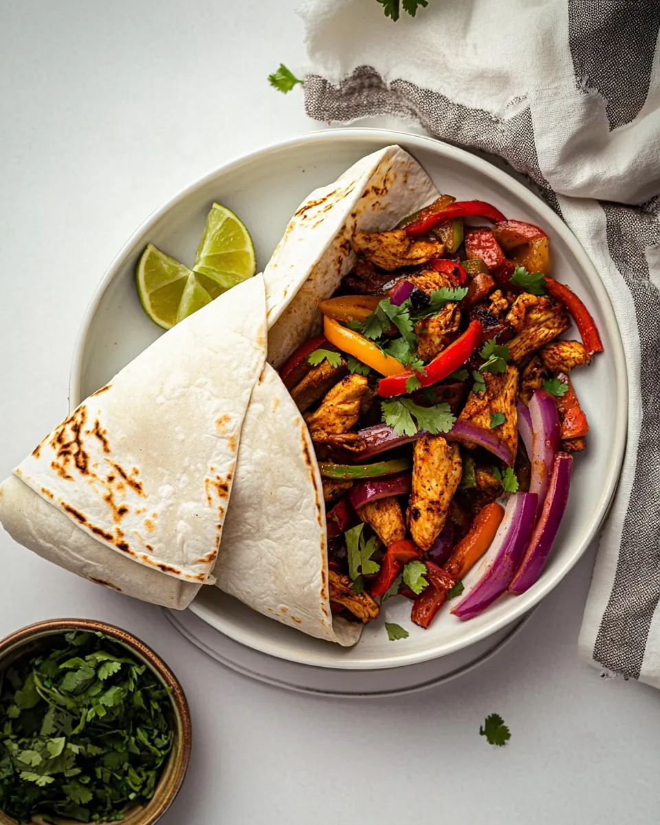 Easy Air Fryer Chicken Fajitas