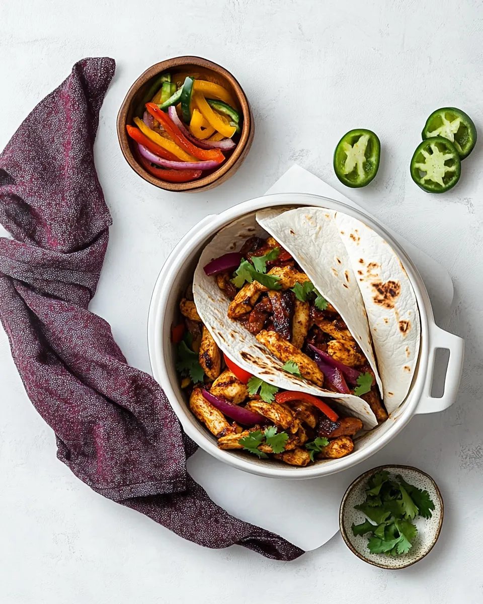 Easy Air Fryer Chicken Fajitas