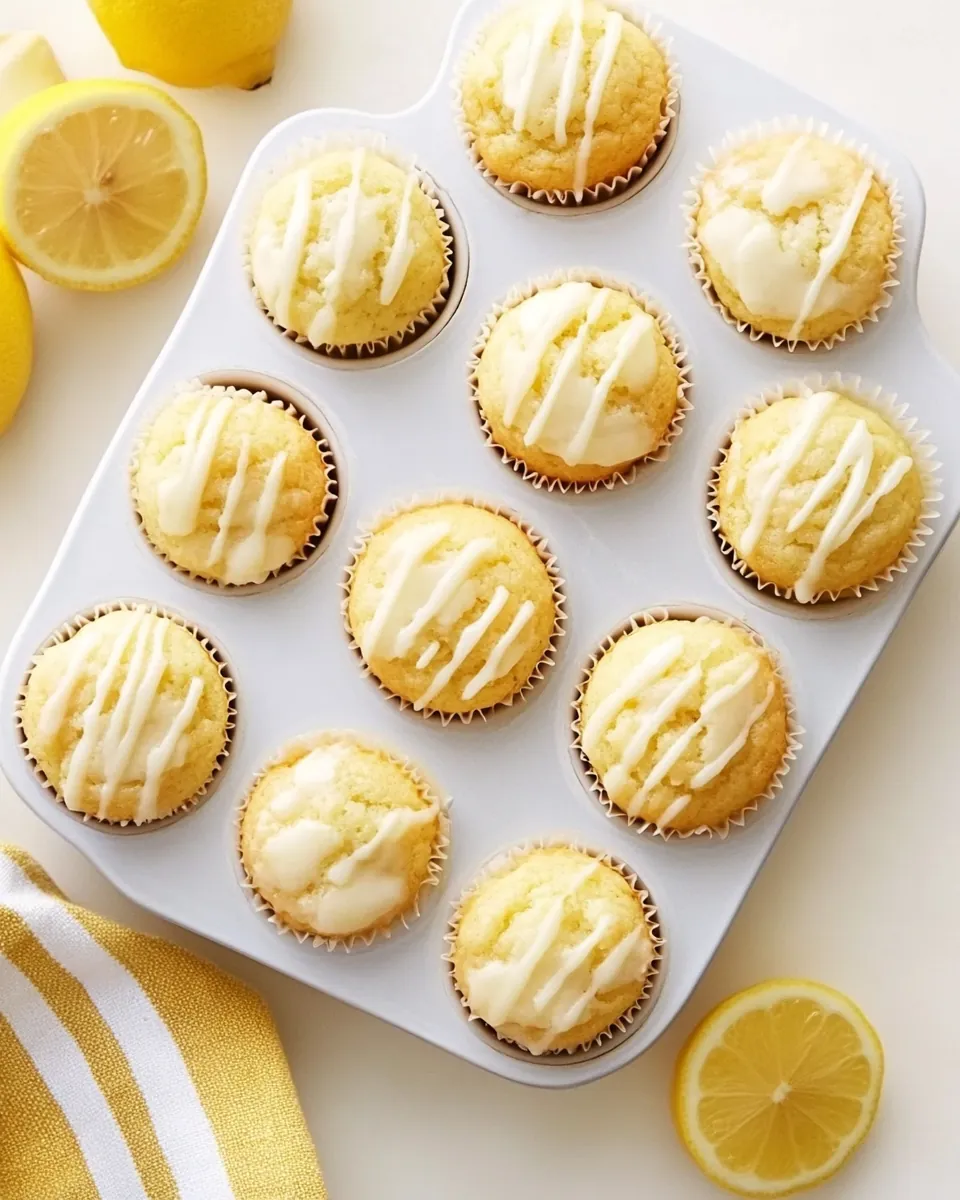 Lemon Yogurt Muffins