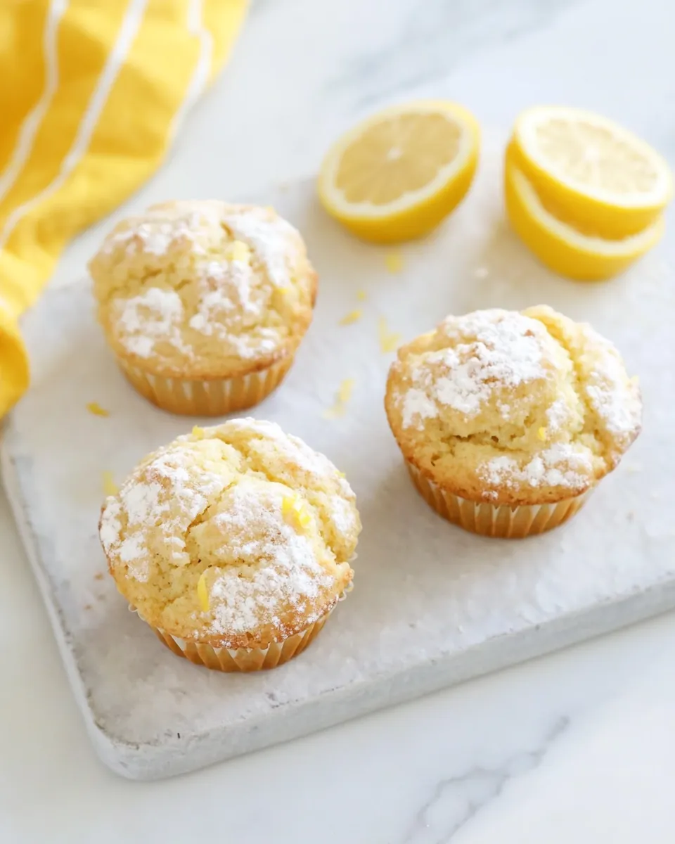 Lemon Yogurt Muffins