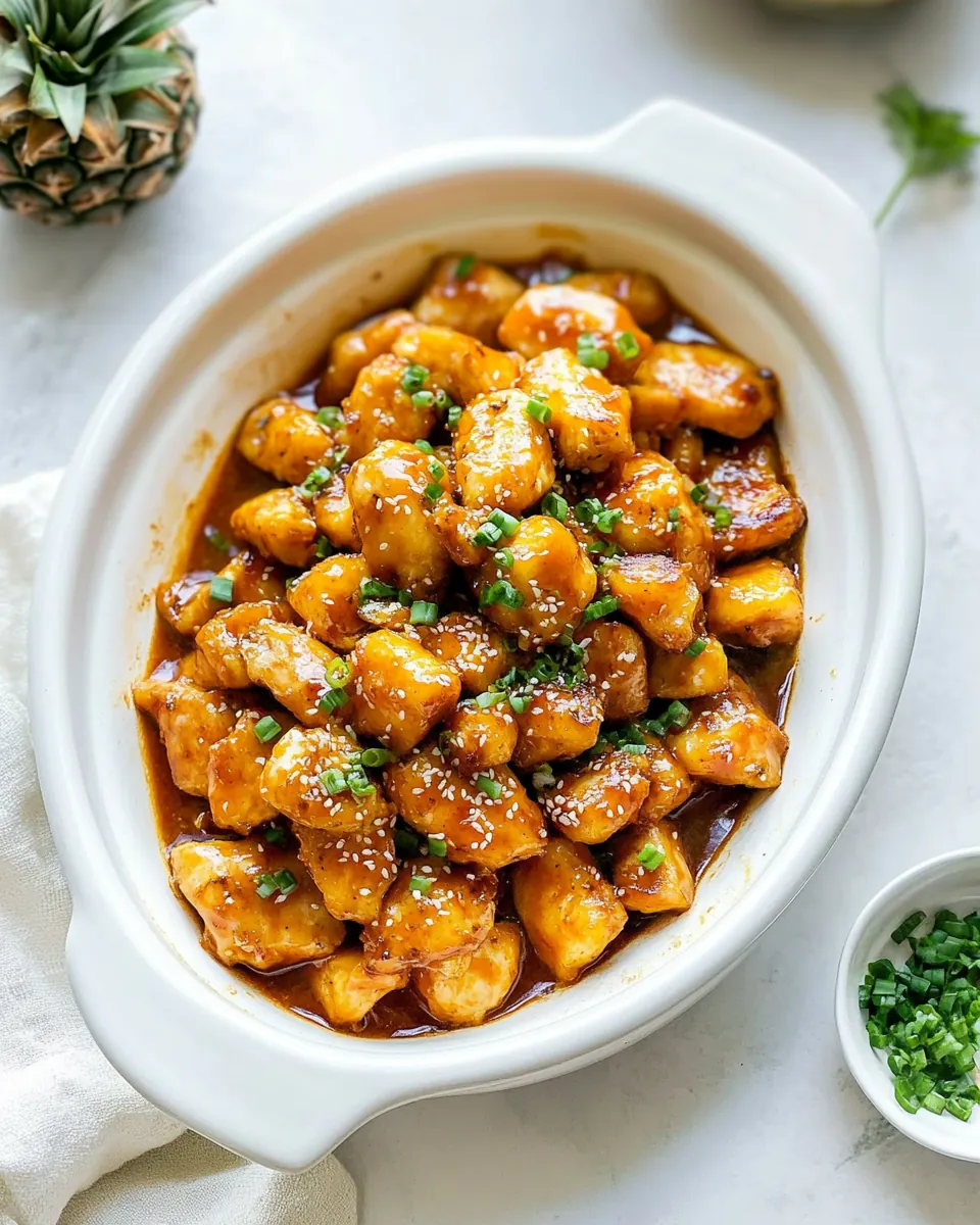 Firecracker Pineapple Chicken