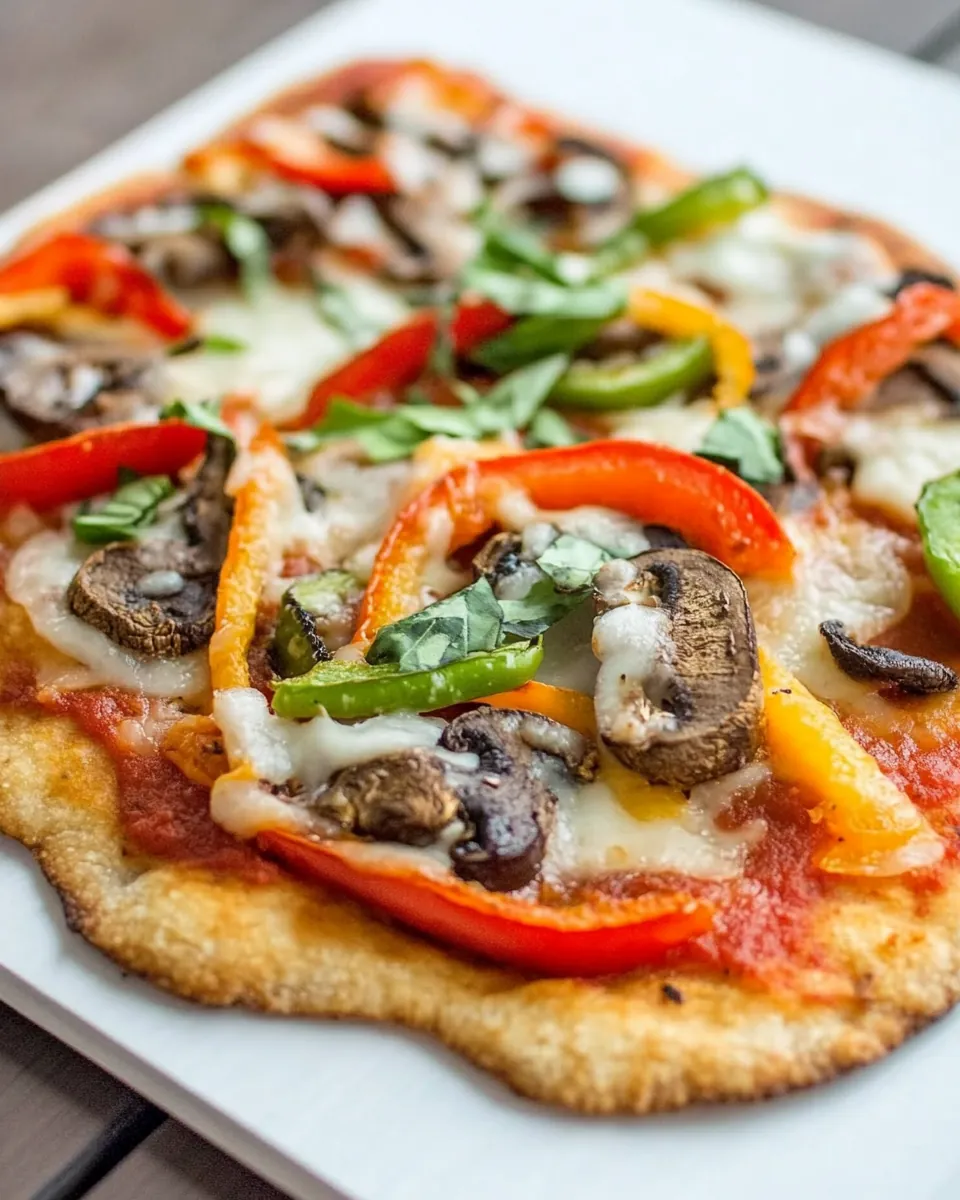 Flatbread Veggie Pizza